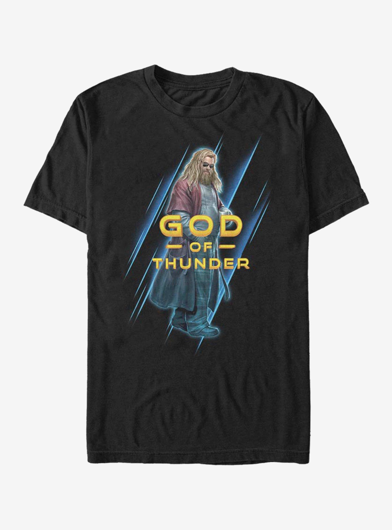 Marvel Thor God Of Thunder T-Shirt, BLACK, hi-res