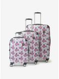 FUL Disney Minnie Mouse Floral Hardside Rolling Luggage 3 Piece Set, , hi-res