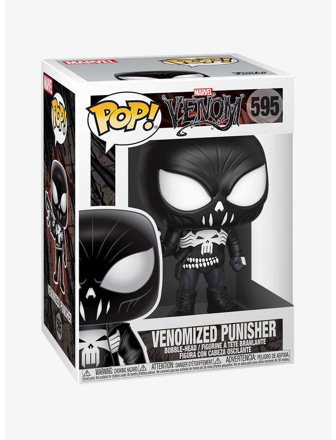 Funko Marvel Venom Pop! Venomized Punisher Vinyl Bobble-Head, , hi-res