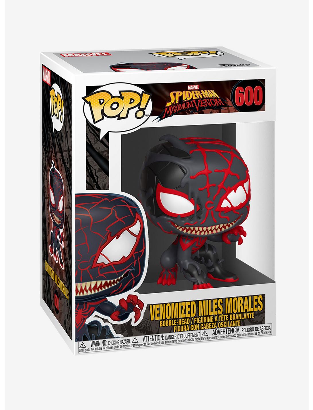 Funko Marvel Spider-Man Maximum Venom Pop! Venomized Miles Morales Vinyl Bobble-Head, , hi-res