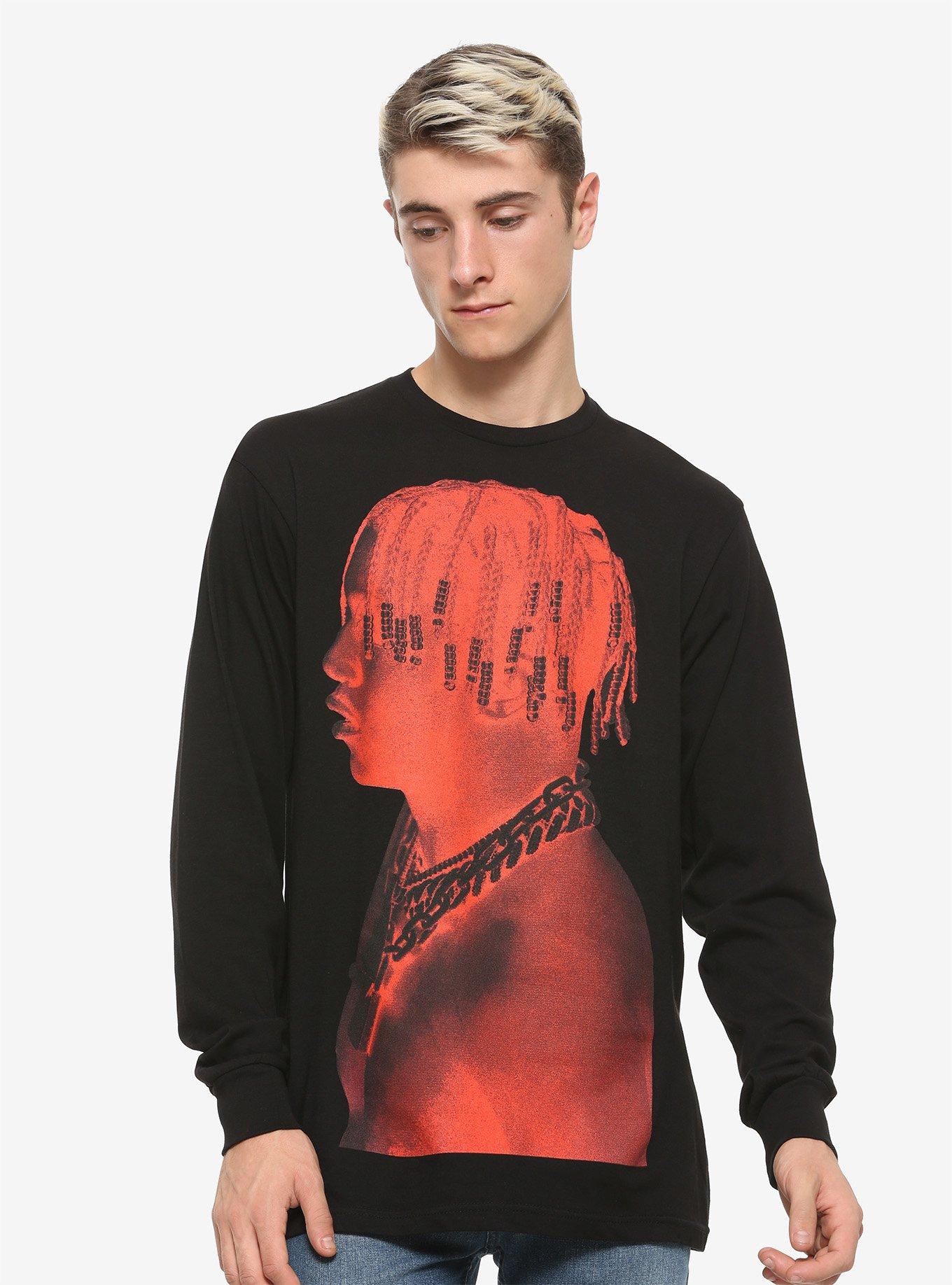 Lil Yachty Red Photo Long-Sleeve T-Shirt, BLACK, hi-res