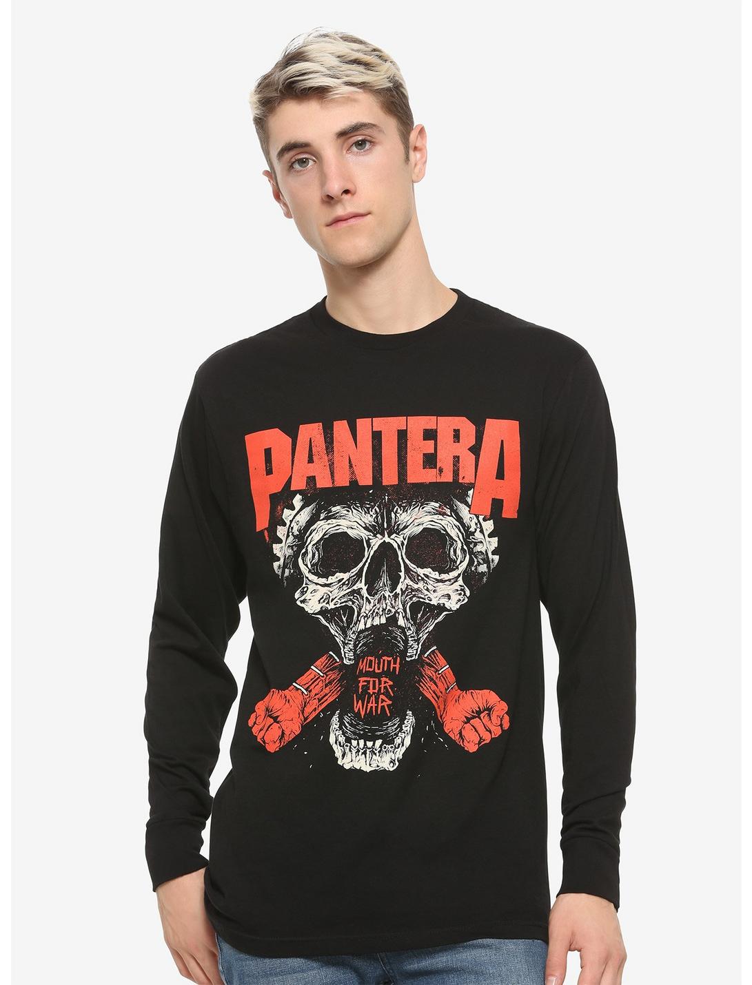 Pantera Mouth For War Long-Sleeve T-Shirt, BLACK, hi-res
