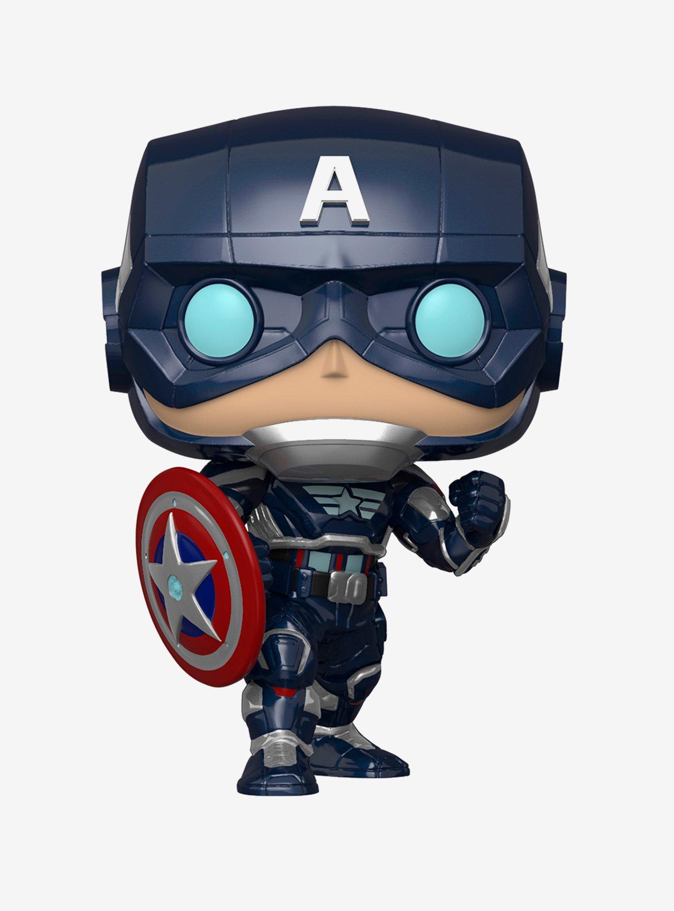 Funko Marvel Avengers Pop! Games Gamerverse Captain America Vinyl Bobble-Head, , hi-res