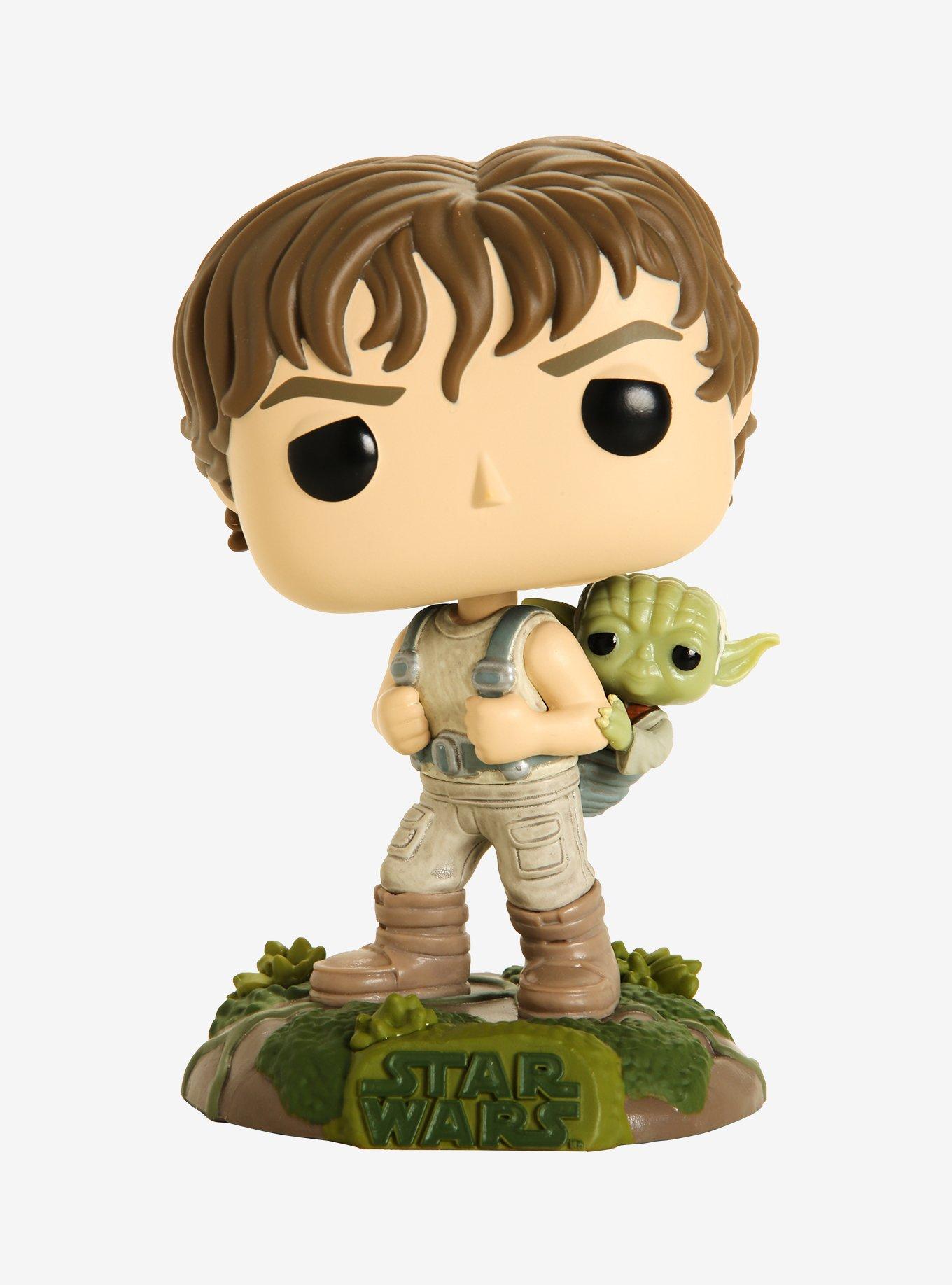 Funko Star Wars: The Empire Strikes Back Pop! Luke Skywalker & Yoda Vinyl Bobble-Head, , hi-res