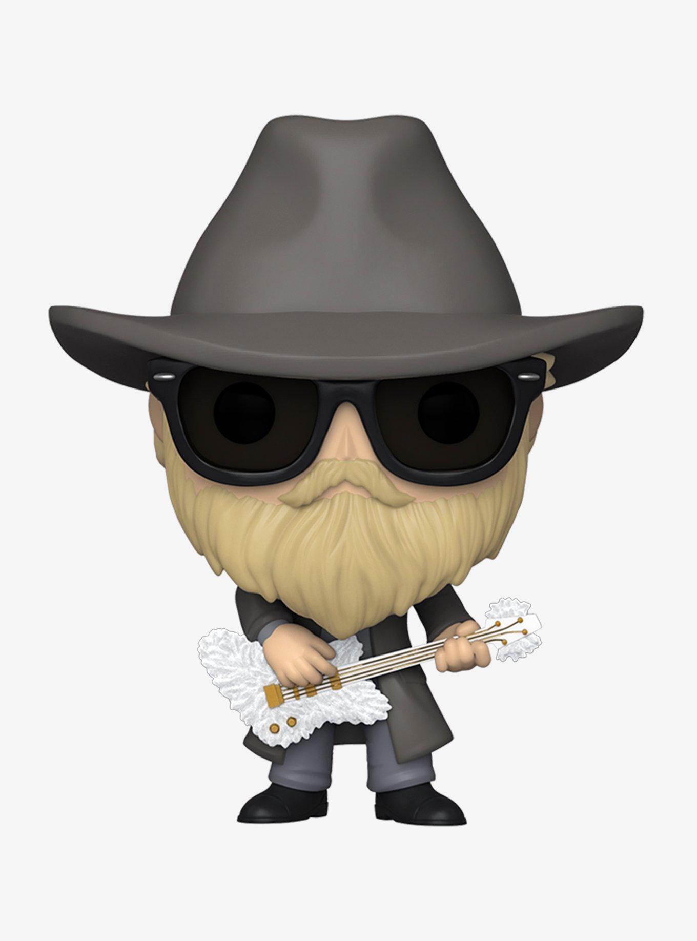 Funko Pop! Rocks ZZ Top Dusty Hill (Flocked) Vinyl Figure, , hi-res