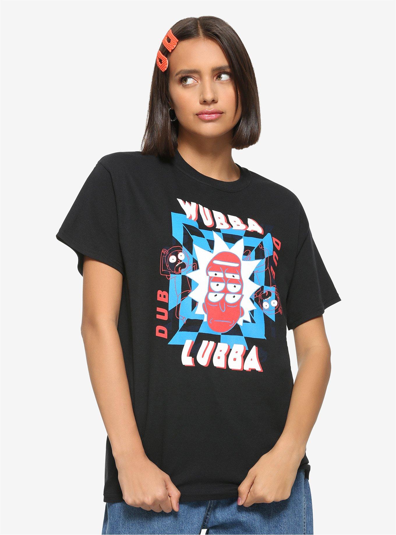 Rick And Morty Wavy Rick Head Girls T-Shirt, MULTI, hi-res