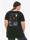 Rick And Morty Punk Art Girls T-Shirt Plus Size, MULTI, hi-res