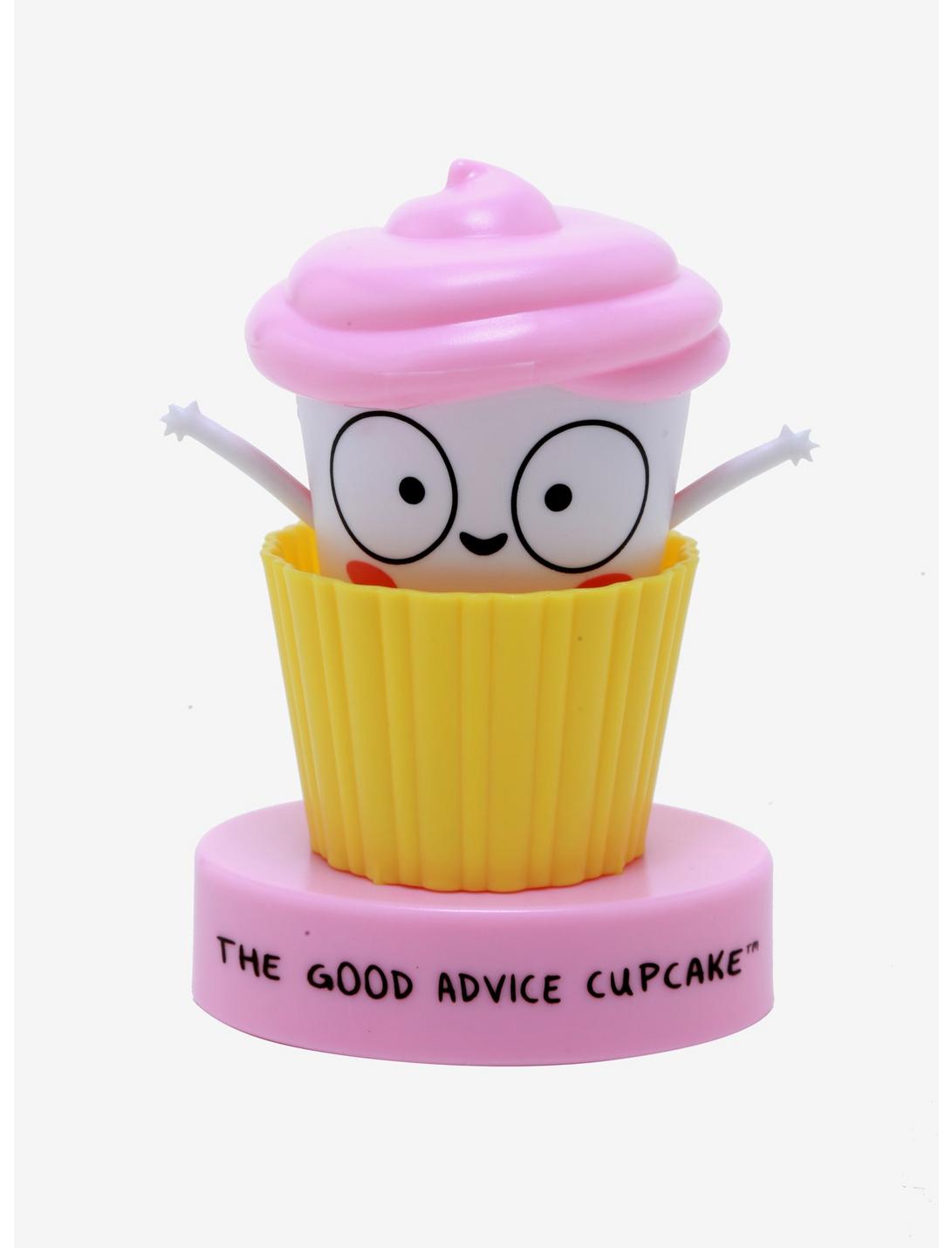 The Good Advice Cupcake Talking Figurine & Flip Book, , hi-res