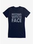 Archie Comics The Chilling Adventures Of Sabrina Resting Witch Face Girls T-Shirt, NAVY, hi-res