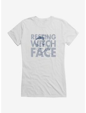 Archie Comics The Chilling Adventures Of Sabrina Resting Witch Face Girls T-Shirt, WHITE, hi-res