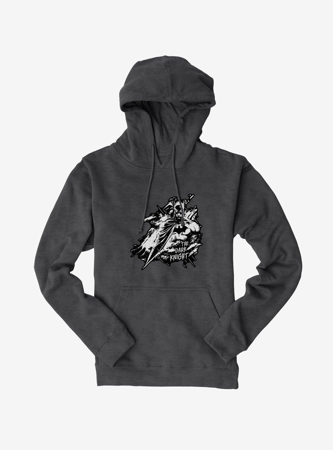 Batman The Dark Knight Grayscale Hoodie, , hi-res