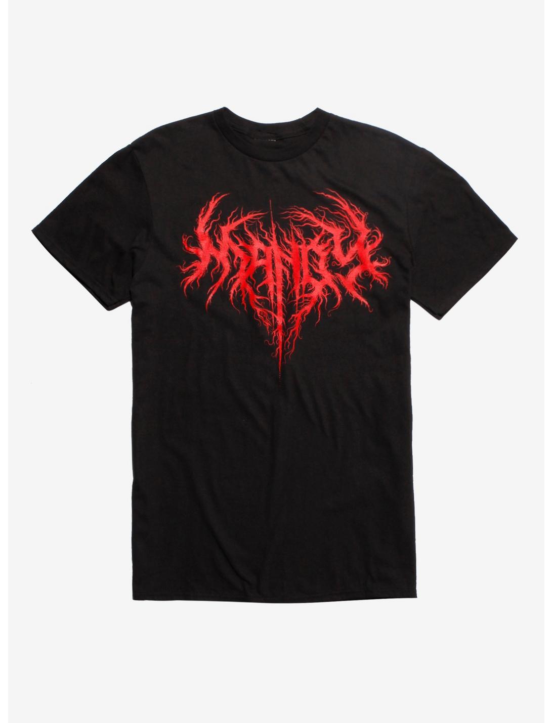 Mandy Heavy Metal Logo T-Shirt, BLACK, hi-res