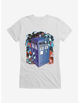 Doctor Who Electric TARDIS Girls T-Shirt, , hi-res
