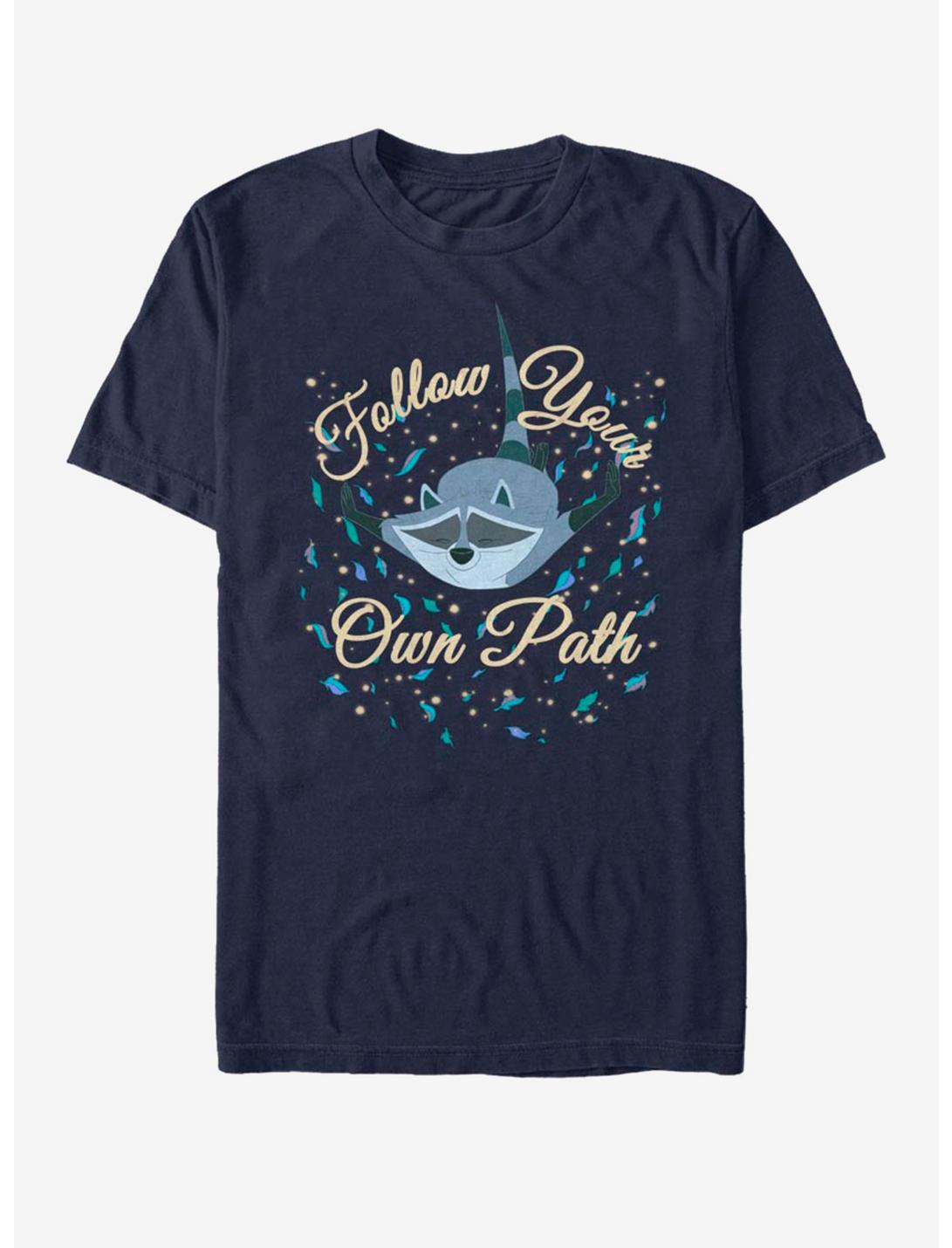 Disney Pocahontas Meeko Falling T-Shirt, NAVY, hi-res