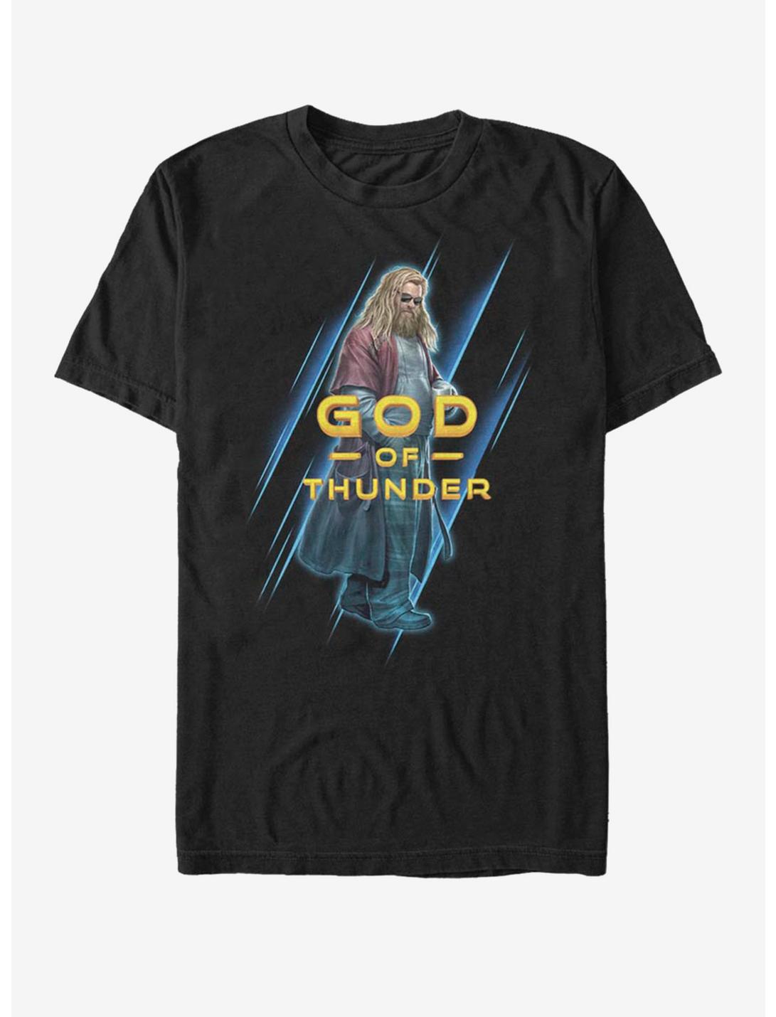 Marvel Thor God of Thunder T-Shirt, BLACK, hi-res