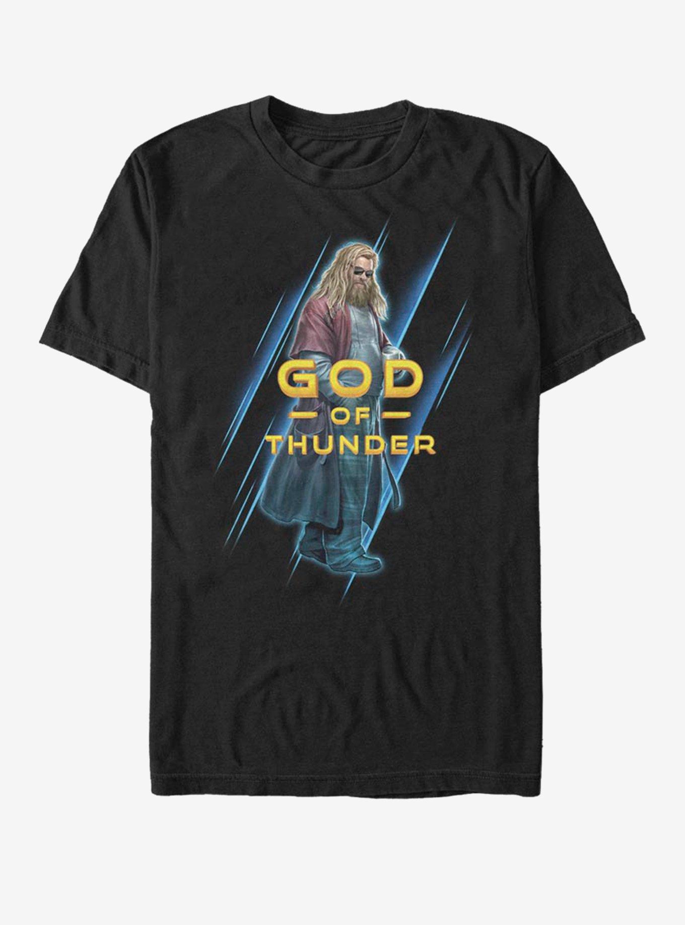 Marvel Thor God of Thunder T-Shirt, BLACK, hi-res