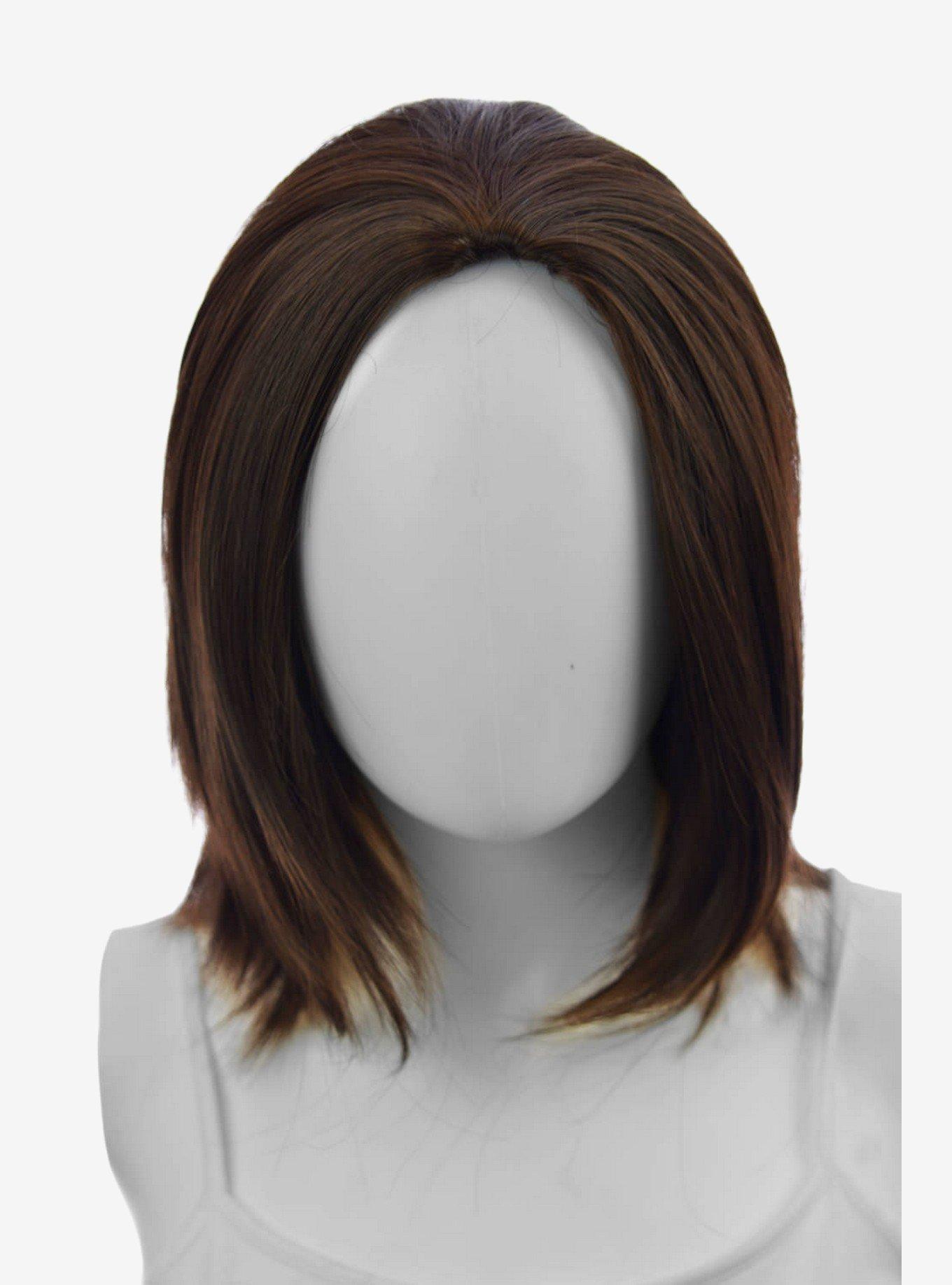 Epic Cosplay Helen Dark Brown Bangless Wig, , hi-res