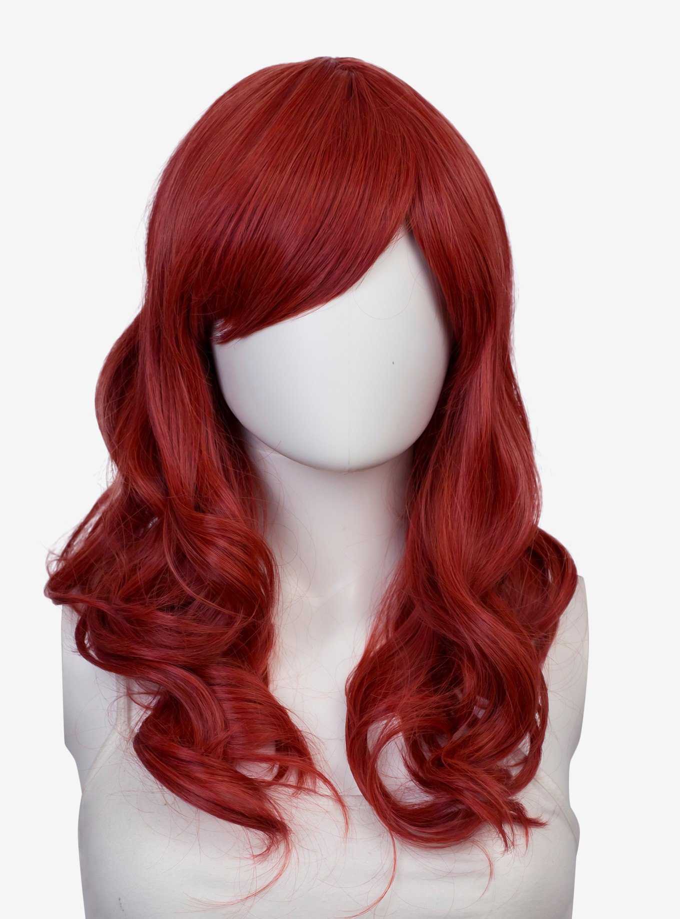 Epic Cosplay Hestia Apple Red Mix Shoulder Length Curly Wig, , hi-res