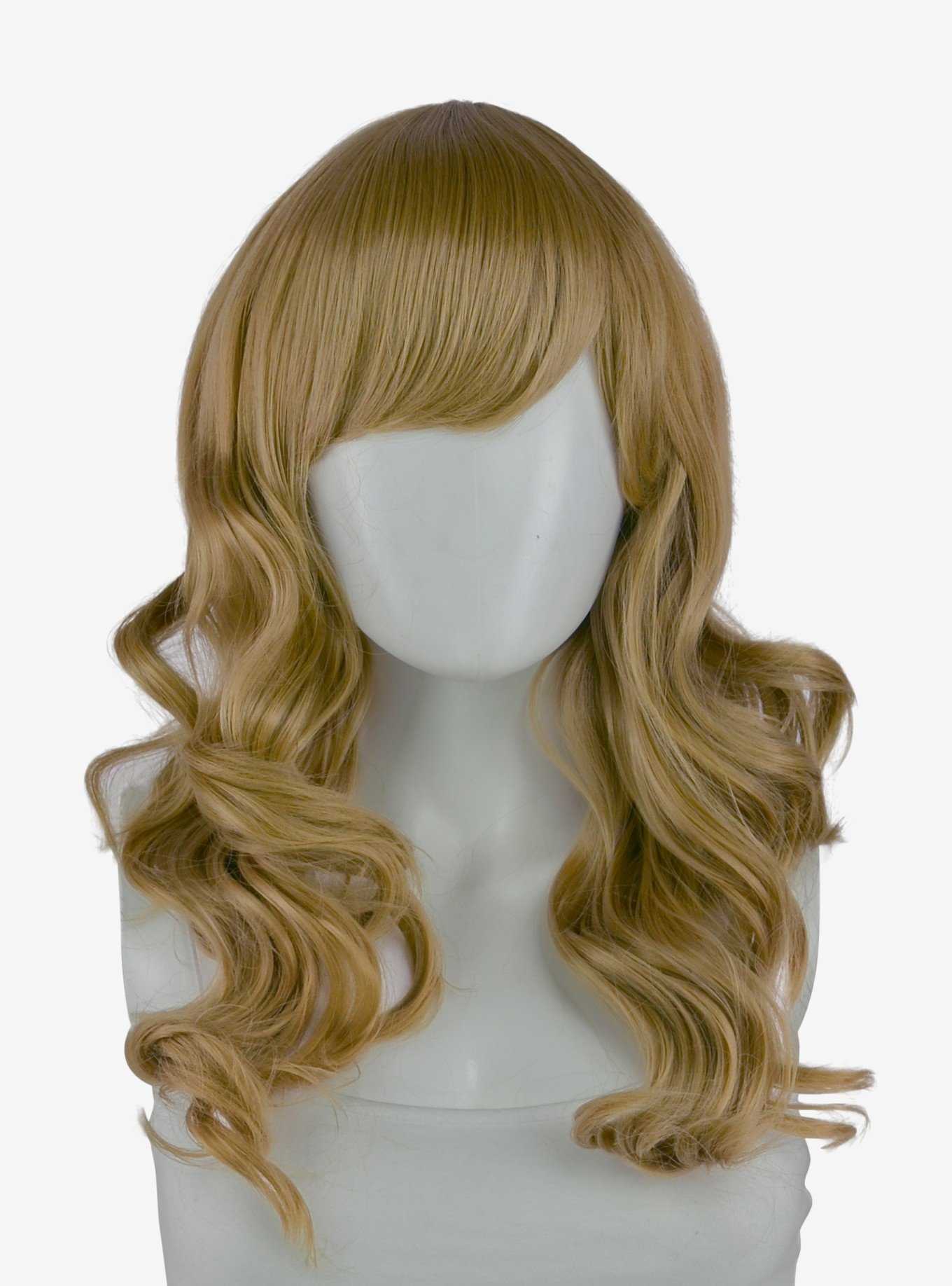 Epic Cosplay Hestia Ash Blonde Shoulder Length Curly Wig, , hi-res
