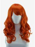Epic Cosplay Hestia Autumn Orange Shoulder Length Curly Wig, , hi-res