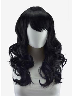 Epic Cosplay Hestia Black Shoulder Length Curly Wig, , hi-res