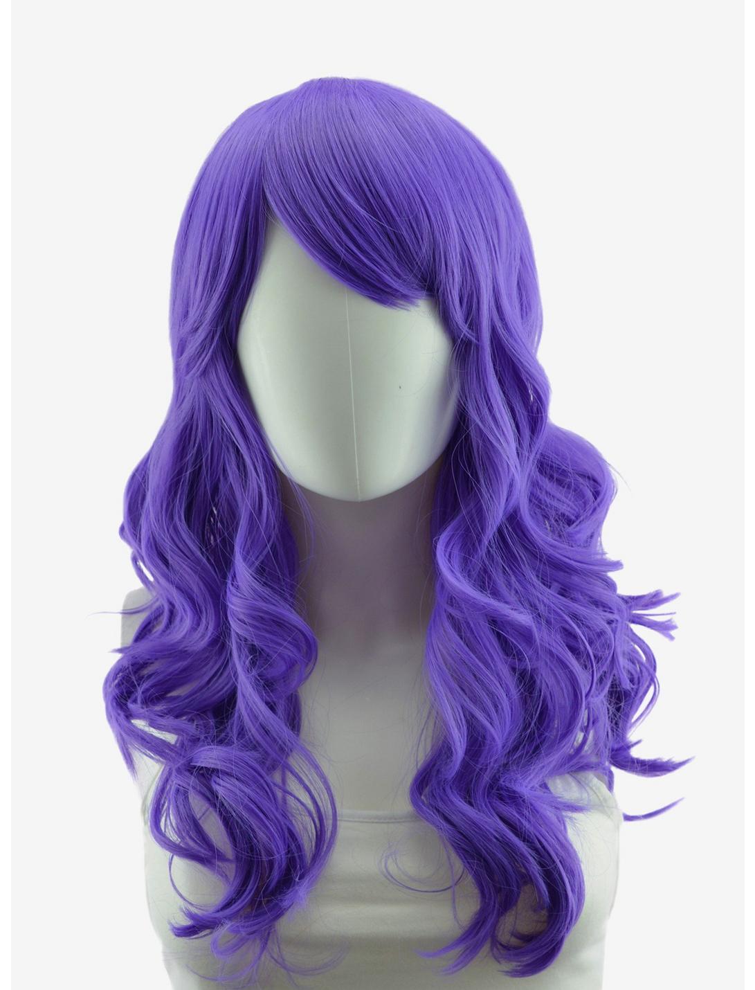 Epic Cosplay Hestia Classic Purple Shoulder Length Curly Wig, , hi-res