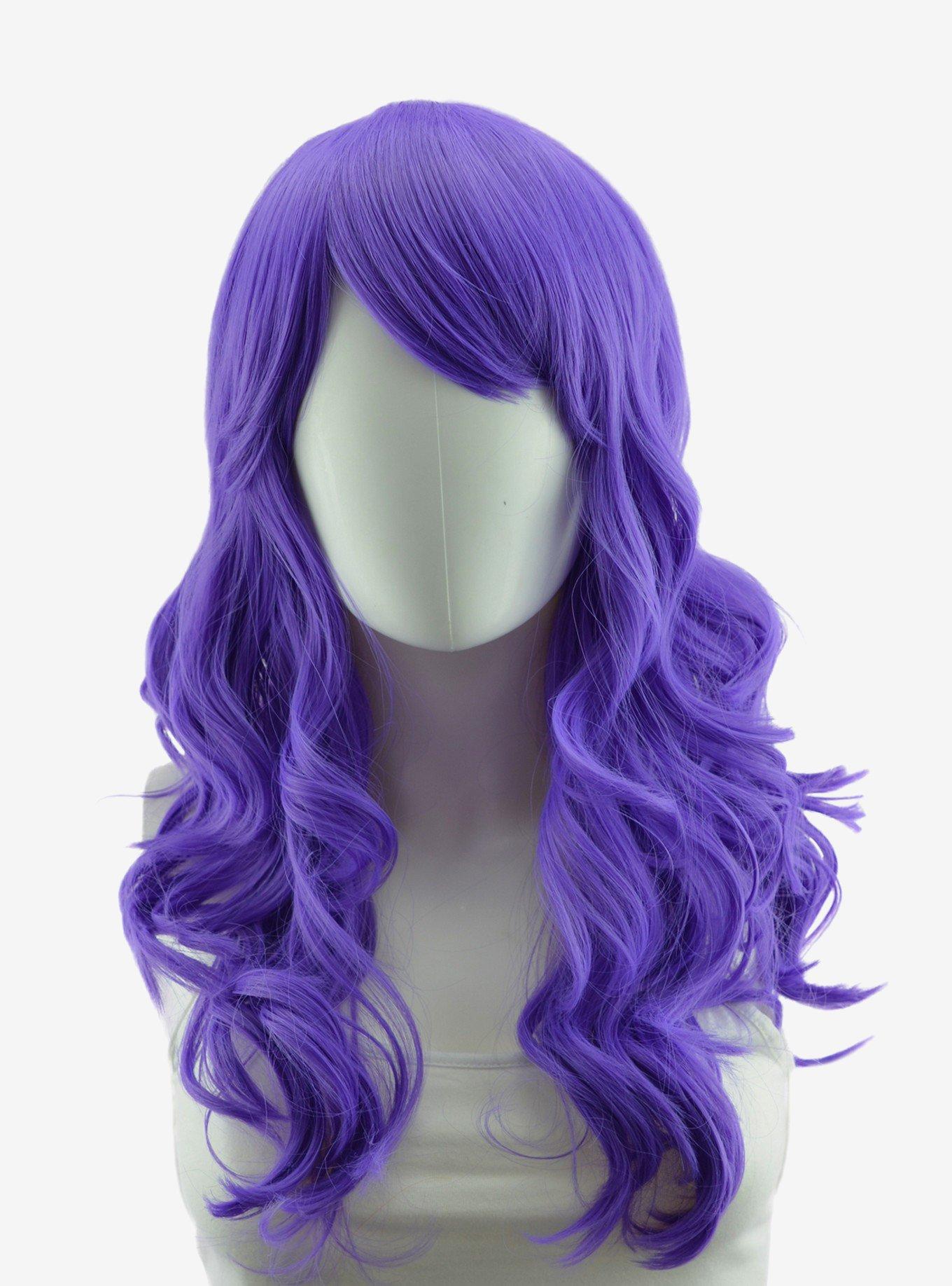 Epic Cosplay Hestia Classic Purple Shoulder Length Curly Wig, , hi-res