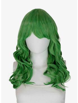 Epic Cosplay Hestia Clover Green Shoulder Length Curly Wig, , hi-res