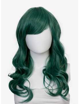 Epic Cosplay Hestia Emerald Green Shoulder Length Curly Wig, , hi-res