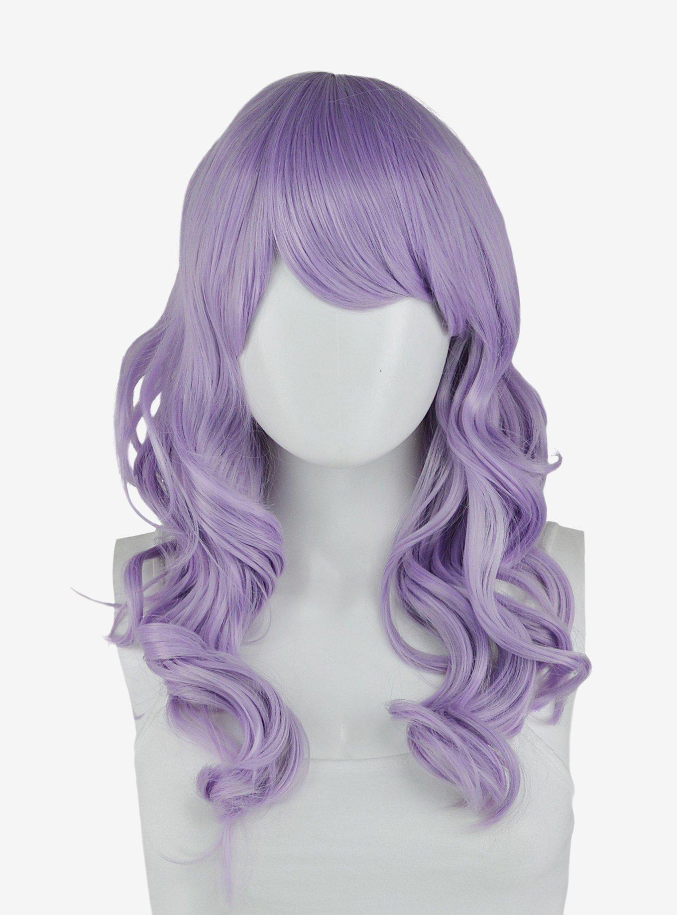 Epic Cosplay Hestia Fusion Vanilla Purple Shoulder Length Curly Wig