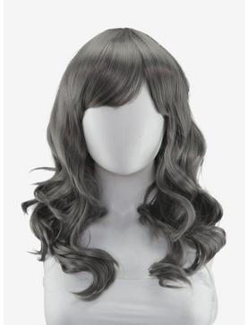 Epic Cosplay Hestia Gunmetal Grey Shoulder Length Curly Wig, , hi-res