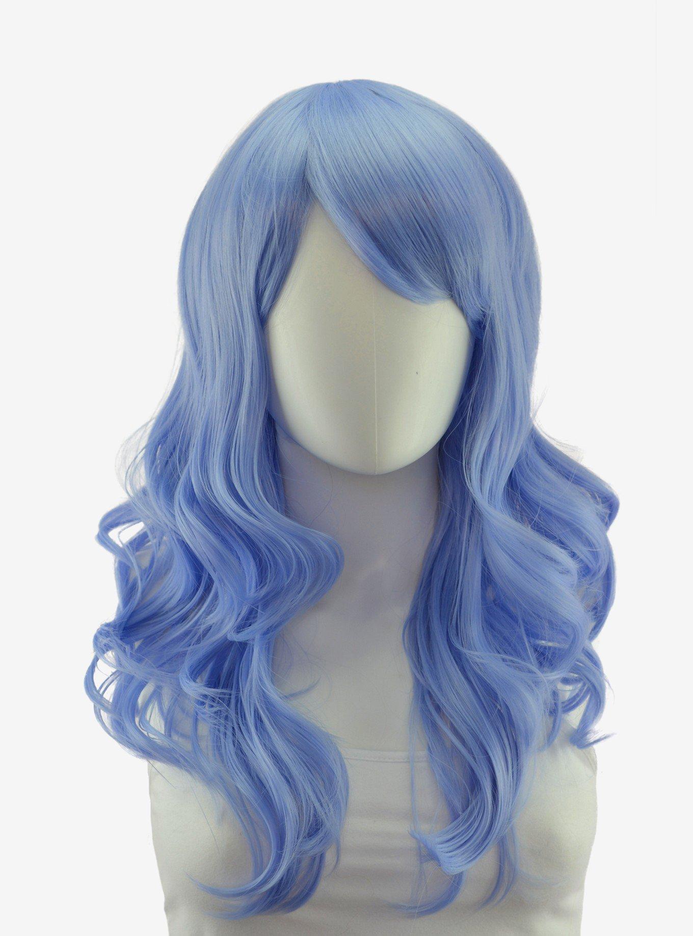 Hot Topic Epic Cosplay Hestia Ice Blue Shoulder Length Curly Wig