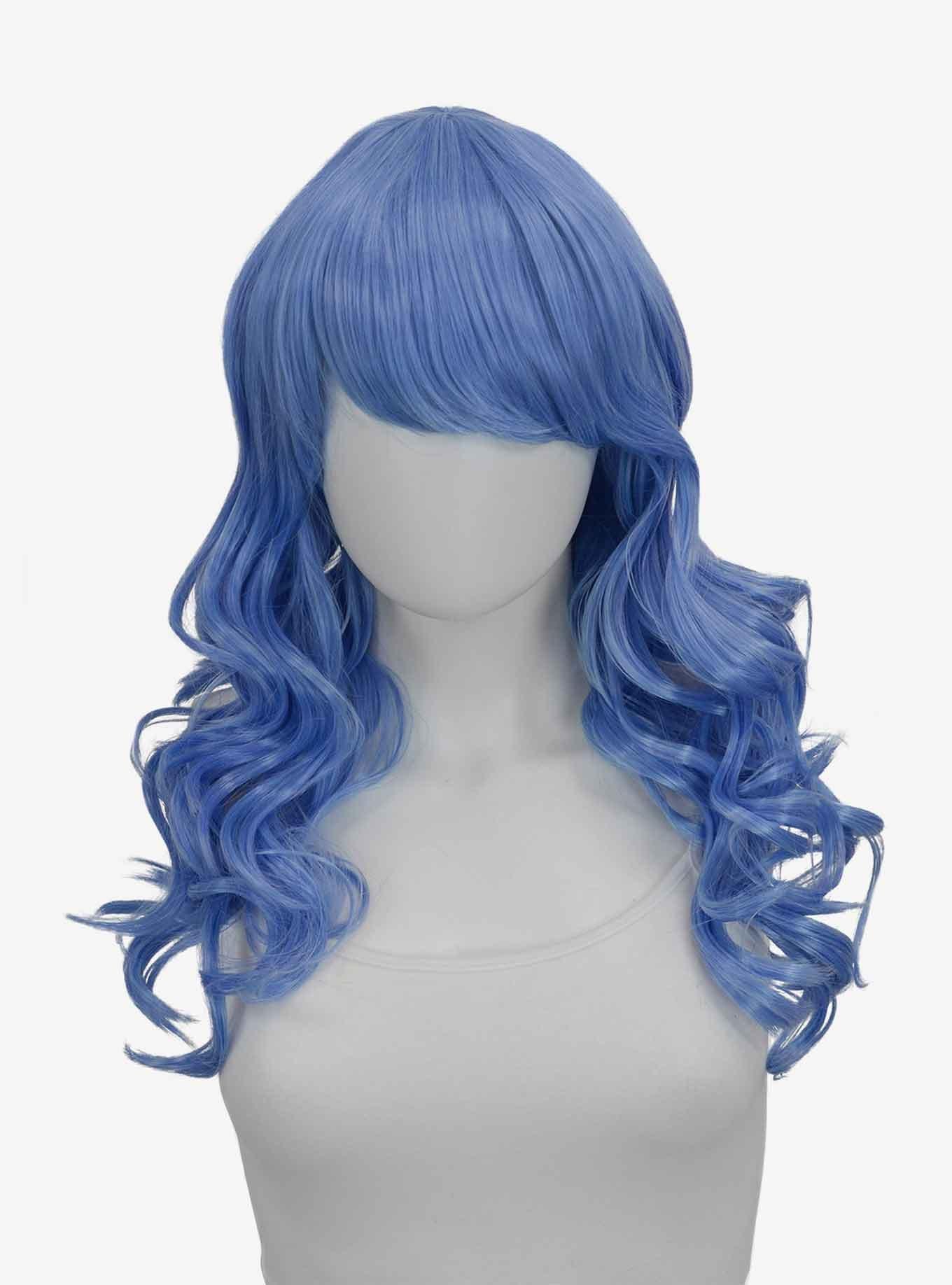 Hot Topic Epic Cosplay Hestia Light Blue Mix Shoulder Length Curly