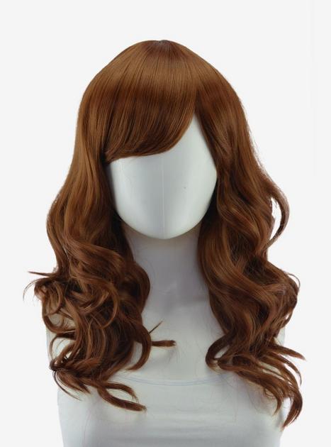 Epic Cosplay Hestia Light Brown Shoulder Length Curly Wig 