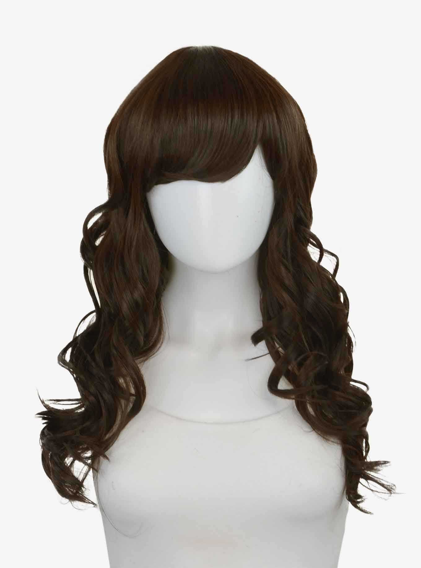 Epic Cosplay Hestia Natural Black Shoulder Length Curly Wig, , hi-res