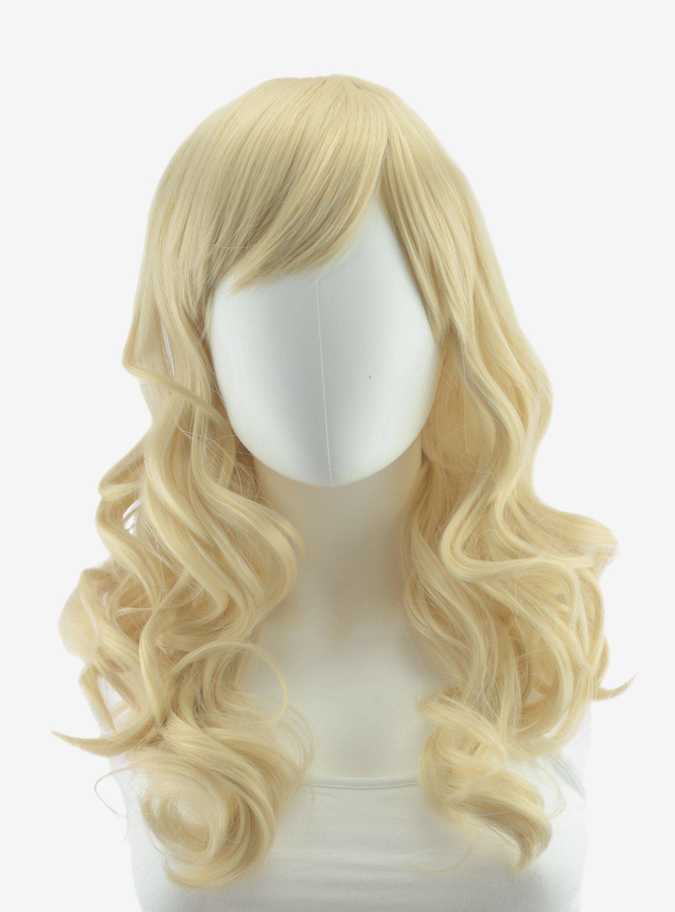 Epic Cosplay Hestia Natural Blonde Shoulder Length Curly Wig, , hi-res