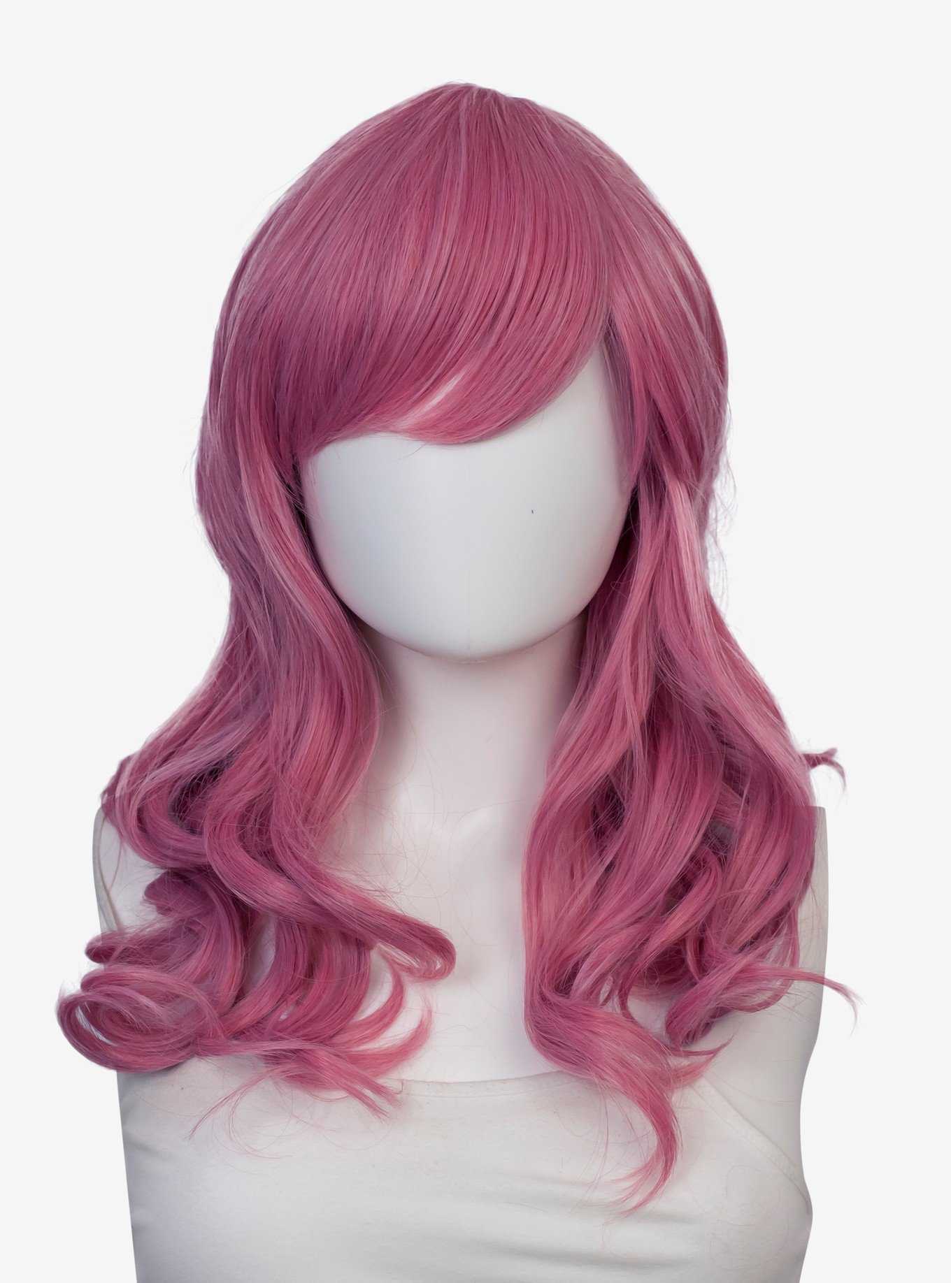 Epic Cosplay Hestia Princess Pink Mix Shoulder Length Curly Wig, , hi-res