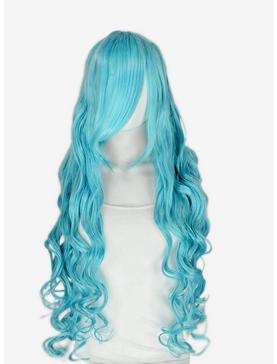 Epic Cosplay Hera Anime Blue Mix Long Curly Wig, , hi-res