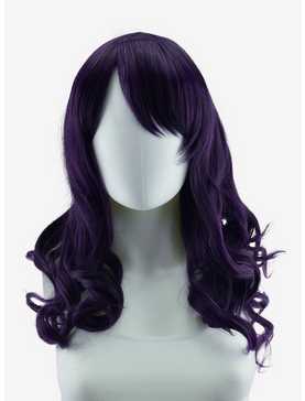 Epic Cosplay Hestia Purple Black Fusion Shoulder Length Curly Wig, , hi-res