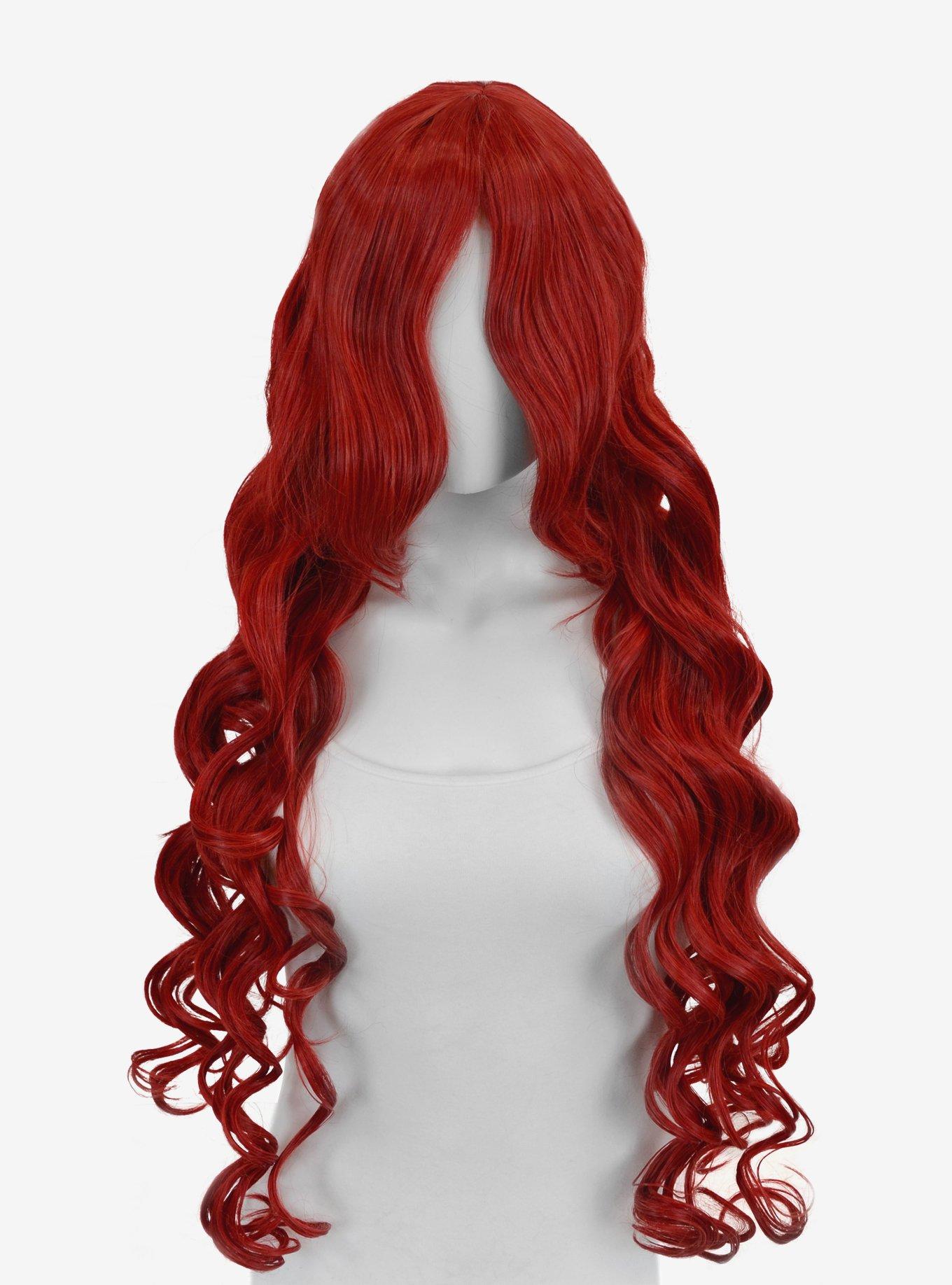 Hot Topic Epic Cosplay Hera Apple Red Mix Long Curly Wig