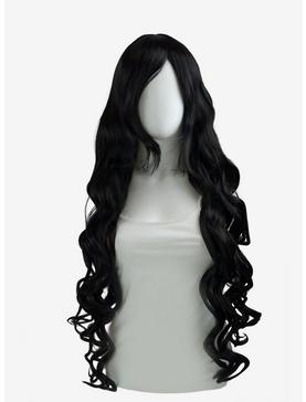 Epic Cosplay Hera Black Long Curly Wig, , hi-res