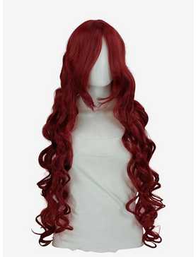 Epic Cosplay Hera Burgundy Red Long Curly Wig, , hi-res