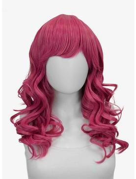 Epic Cosplay Hestia Sky Magenta Shoulder Length Curly Wig, , hi-res