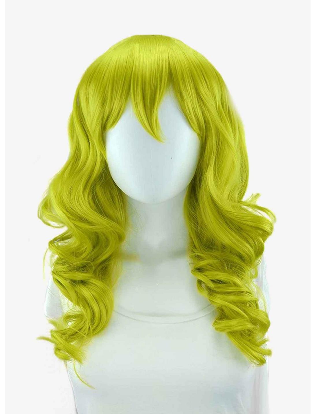 Epic Cosplay Hestia Tea Green Shoulder Length Curly Wig, , hi-res