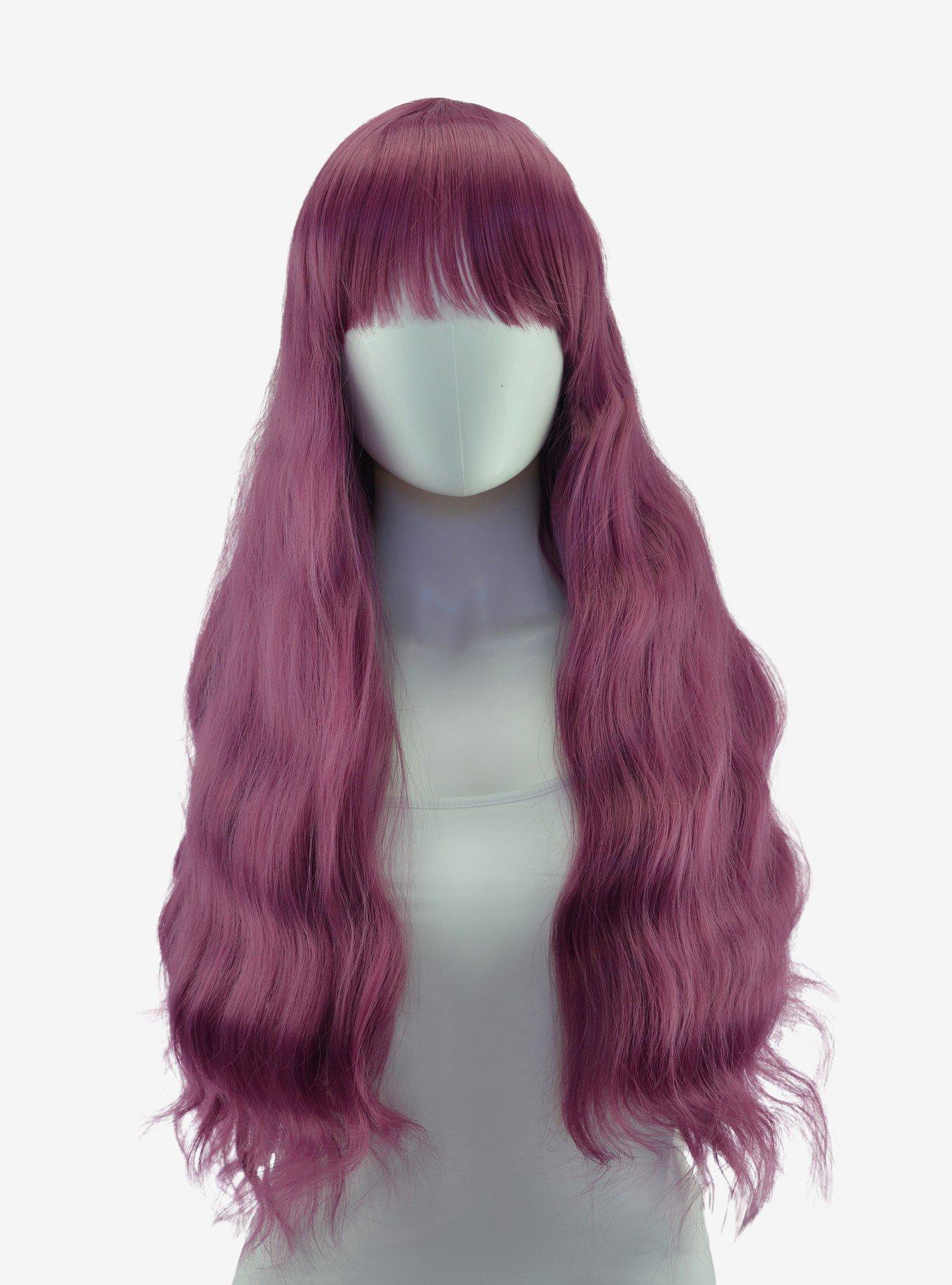 Long purple deals wig cosplay