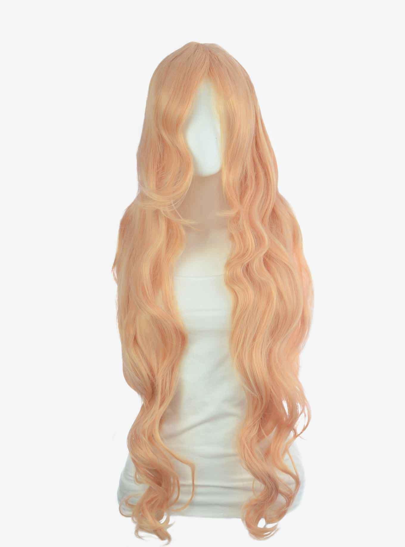 Epic Cosplay Hera Peach Blonde Long Curly Wig, , hi-res