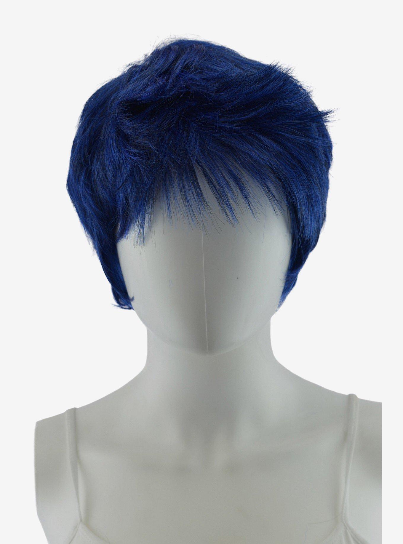 Epic Cosplay Hermes Blue Black Fusion Pixie Hair Wig