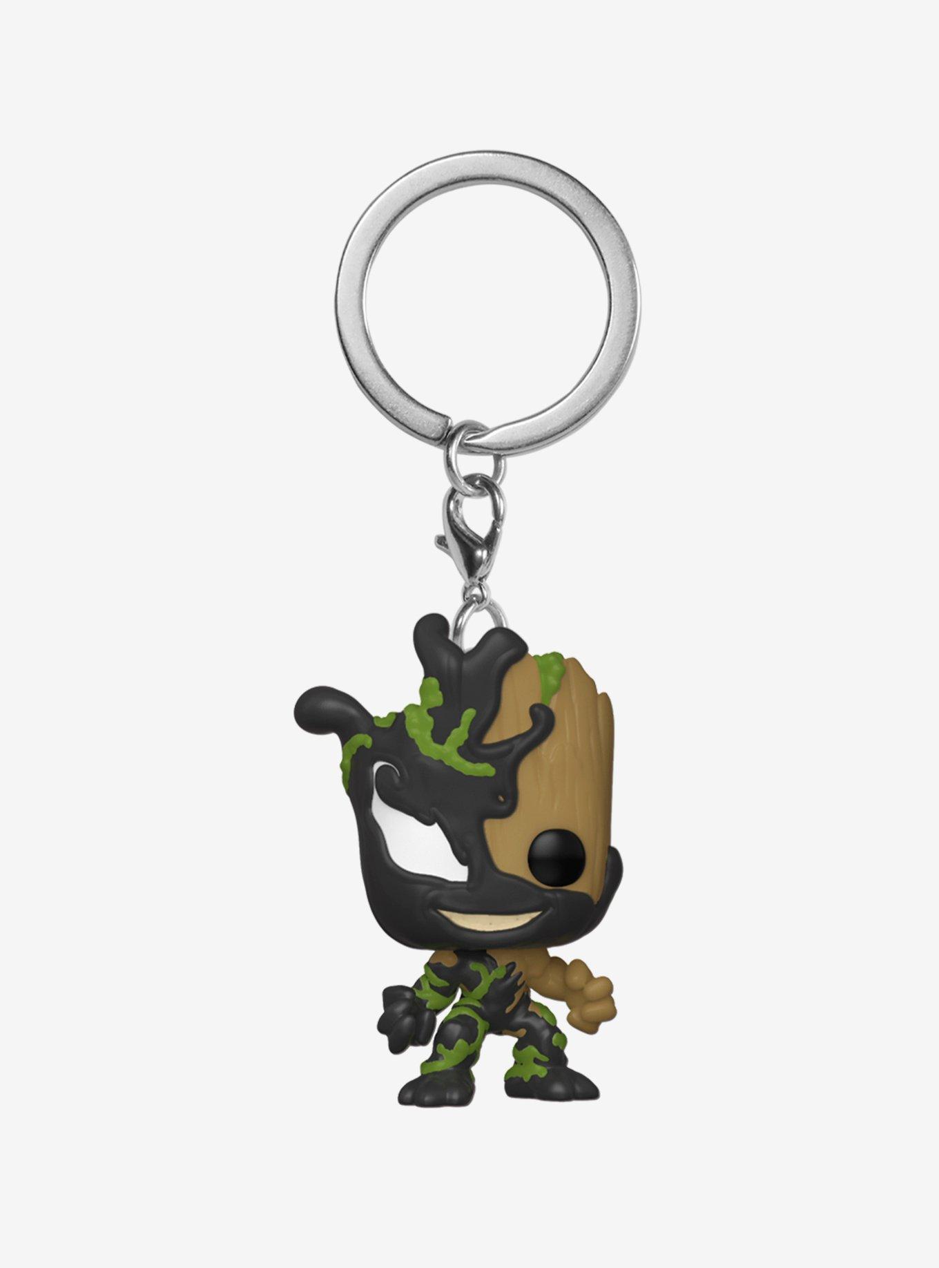 Funko Marvel Spider-Man Maximum Venom Pocket Pop! Venomized Groot Key Chain, , hi-res