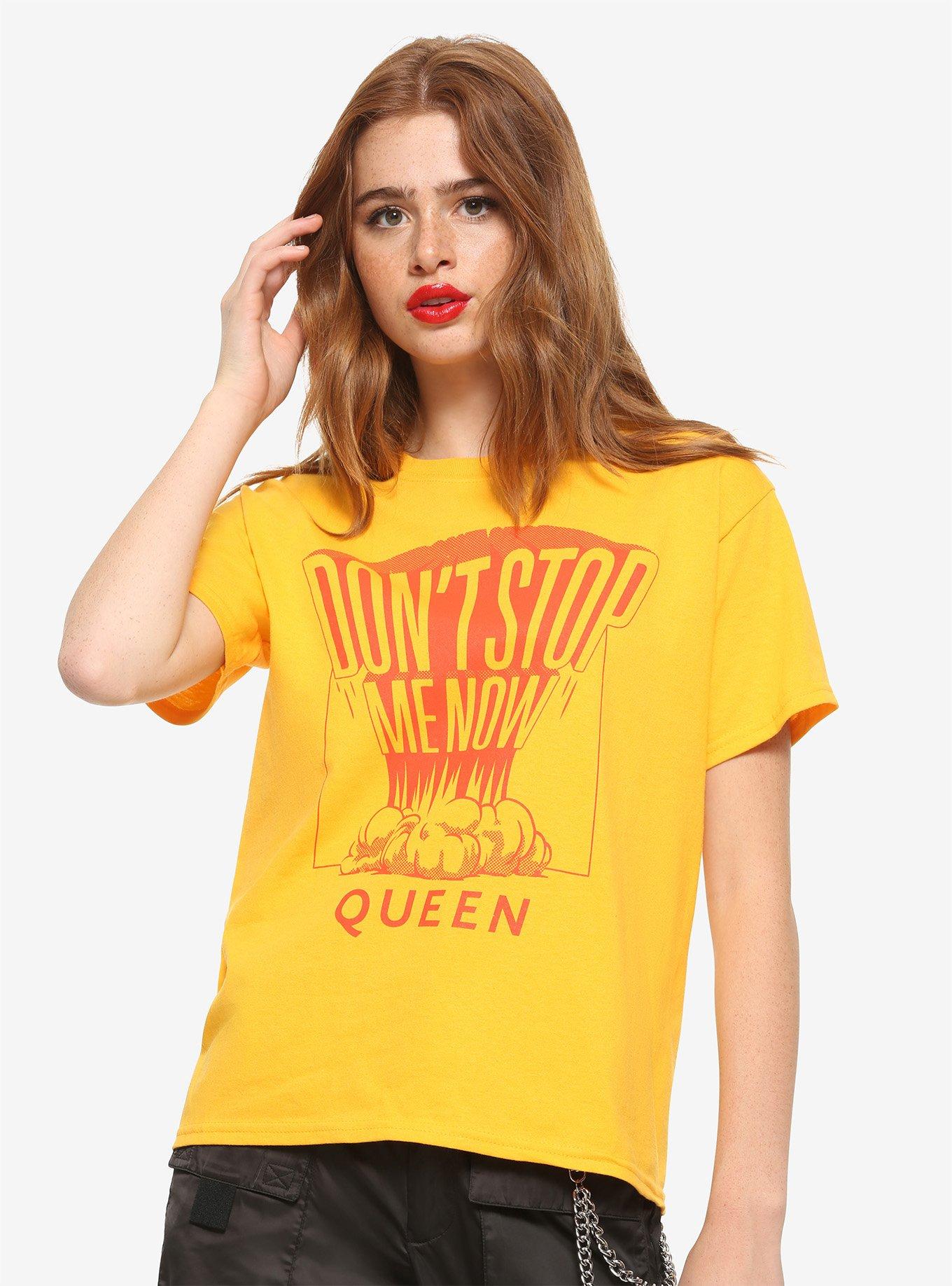 Queen Don't Stop Me Now Girls T-Shirt, YELLOW, hi-res