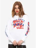 Why Don't We Spray Paint Girls Long-Sleeve T-Shirt, WHITE, hi-res
